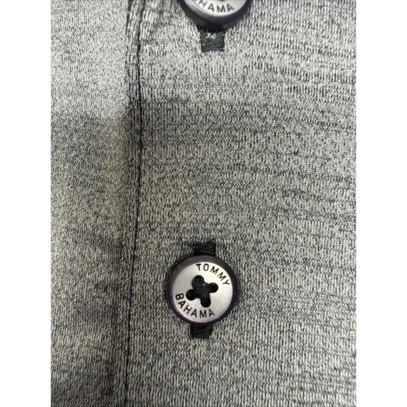 Tommy Bahama Polo Shirt Mens Size Small Gray Short Sleeve - Picture 5 of 8